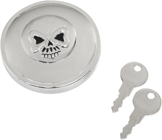 Drag Specialties Screw-In Locking Skull Gas Cap Tanklock bild 1 PMMEDIA:bda3891ebaf32d1a