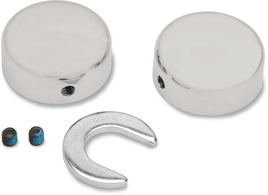 DRAG SPECIALTIES Swingarm Pivot Bolt Covers krom bild 1 PMMEDIA:914afe9e605d0a0e