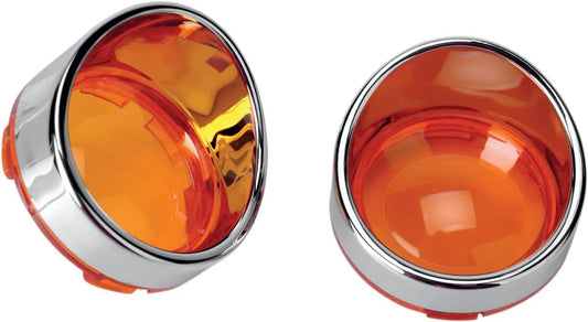 Drag Specialties Visor-Style Bezel and Lens for Deuce-Style Turn Signals Blinkers bild 1 PMMEDIA:6b51a934b2d0667f