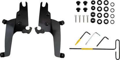 Memphis Shades Metric No-Tool Trigger-Lock Mount Kit for Sportshield Fästdelar & kit för vindrutor bild 2 PMMEDIA:1515a2cc1a1d1ae1