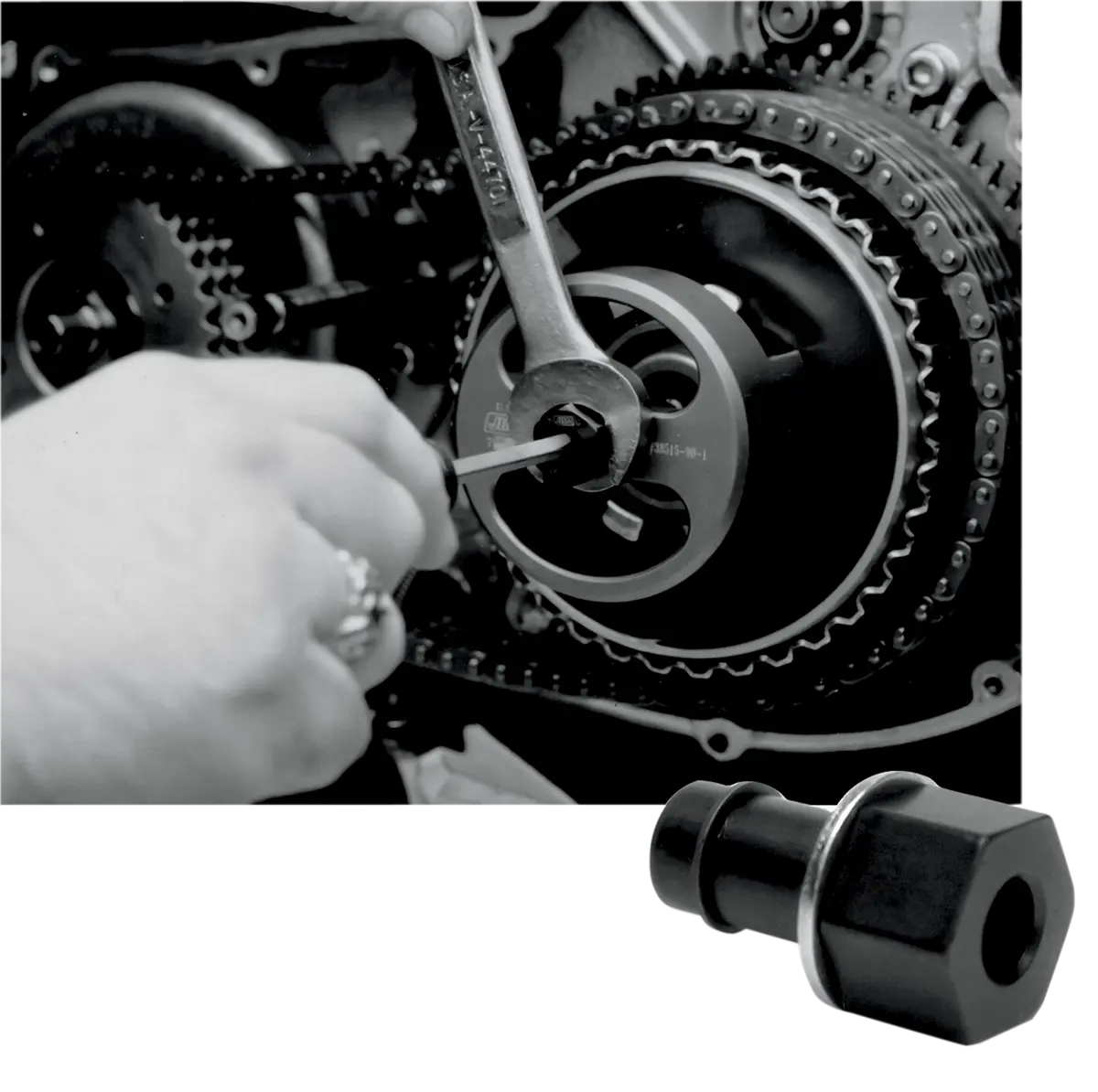 JIMS Clutch Spring Compressor Mutter för XL 91-03 bild 2 PMMEDIA:c0ebac773df93b4f