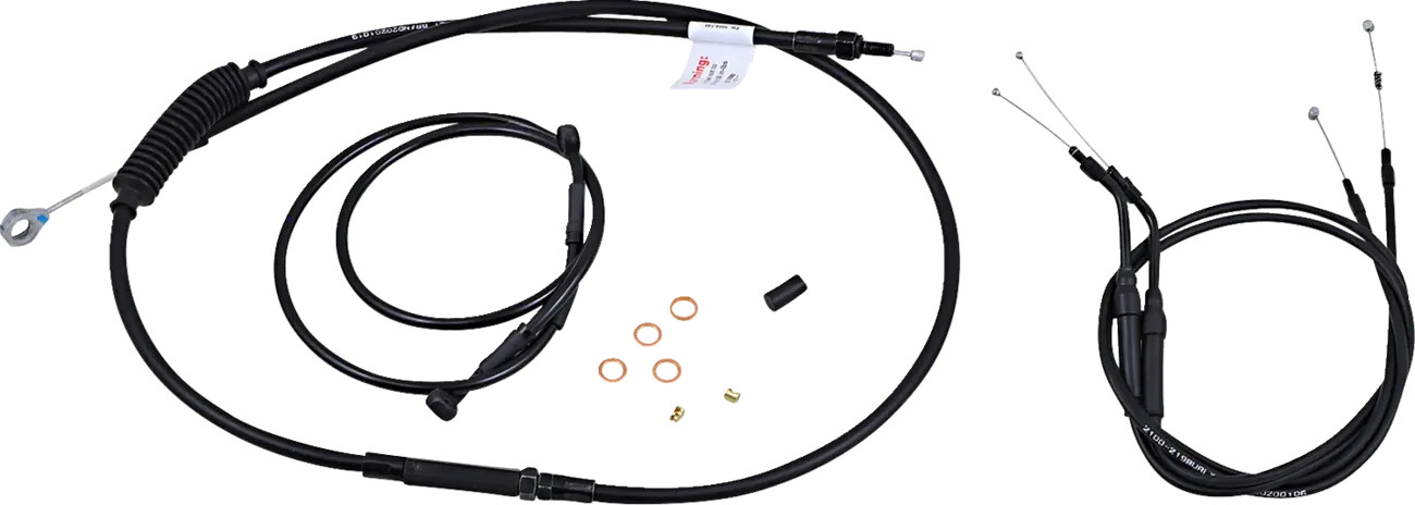 BURLY BRAND Jail Bar Kabelkit 10" för 04-06 XL bild 1 PMMEDIA:133b9b726ee67b33