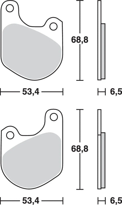 TRW Bromsbelägg MCB511 – Allround Sintermetall bild 1 PMMEDIA:5f3cf4caa8318256