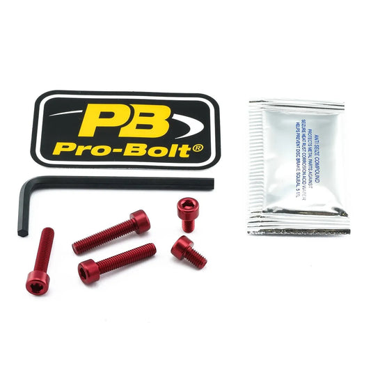 PRO BOLT Bultkit till bensintank i aluminium röd bild 1 PMMEDIA:2f5ed84086d3b40d