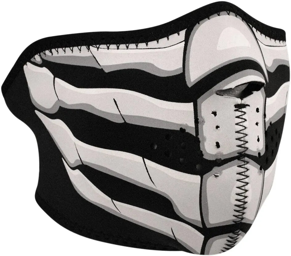 ZAN HEADGEAR Neoprene Halvmask Bonebreath Glow bild 1 PMMEDIA:25e41c649e37e777