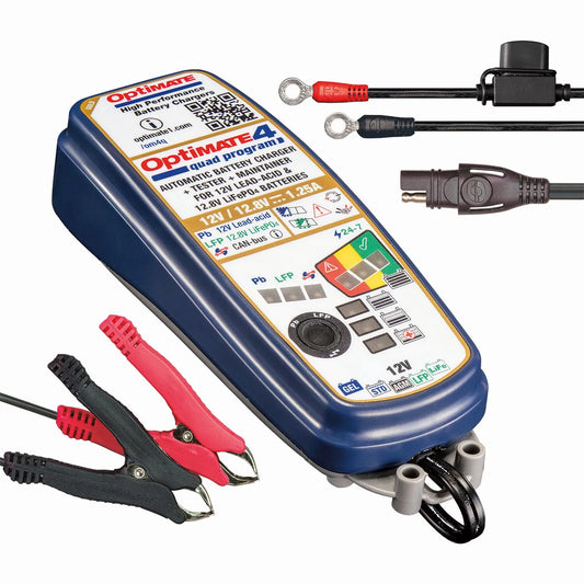 TECMATE OptiMate 4 Quad Program Batteriladdare bild 3 PMMEDIA:c05c1eb3d8aeb8da