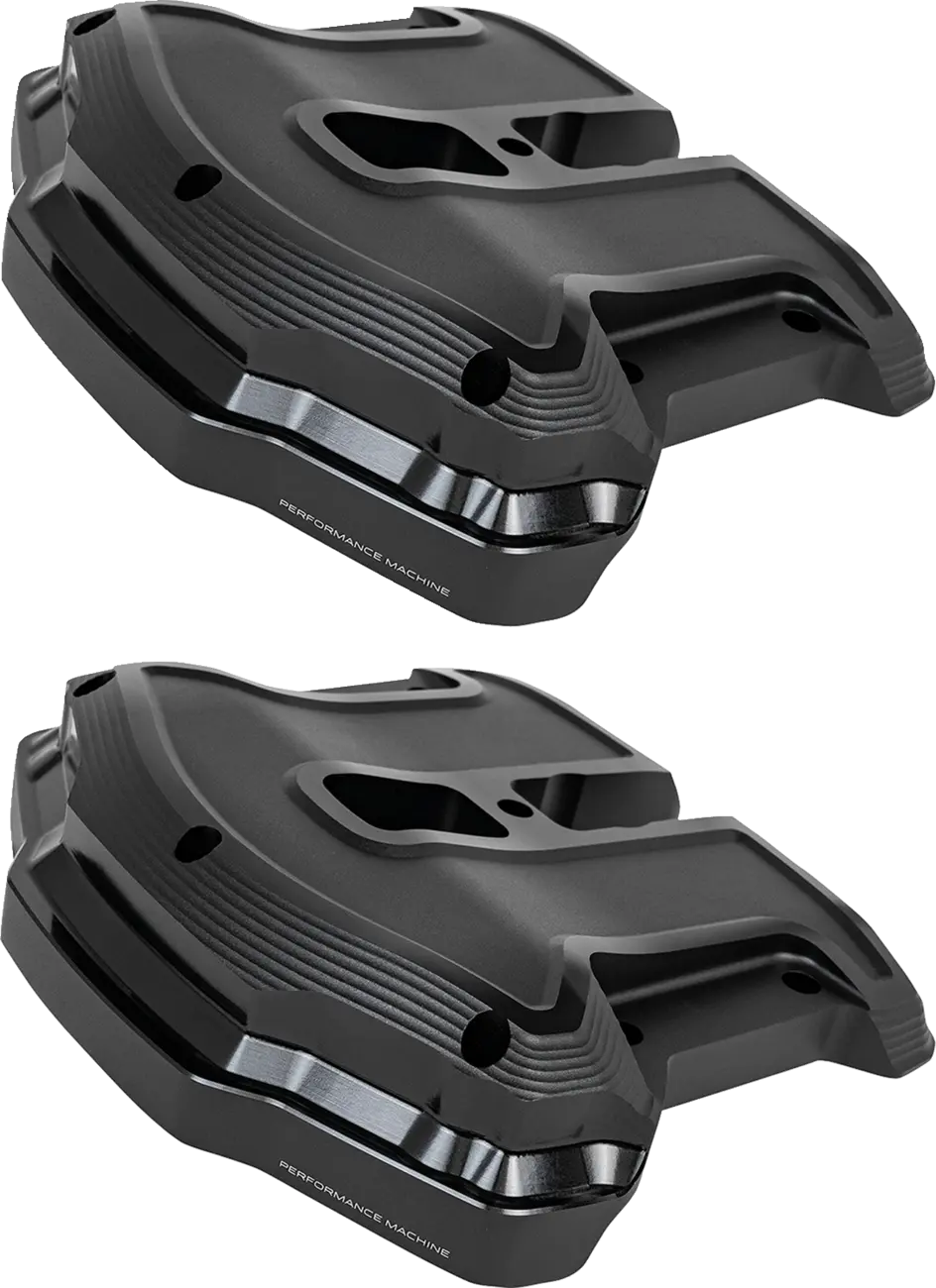 PERFORMANCE MACHINE Rocker Box Covers Race Series Black Ops™ för M8 Tour & Softail bild 1 PMMEDIA:e61a474cd10239aa