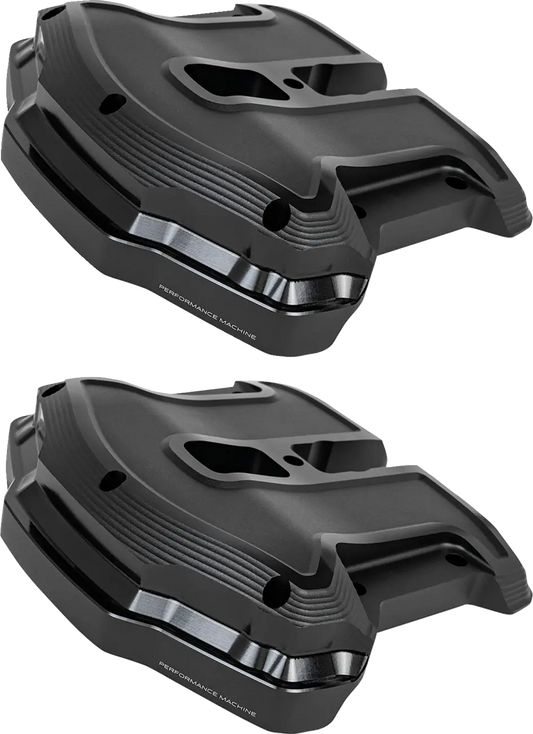 PERFORMANCE MACHINE Rocker Box Covers Race Series Black Ops™ för M8 Tour & Softail bild 1 PMMEDIA:e61a474cd10239aa