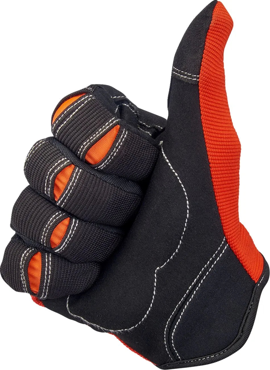 Biltwell Moto Handskar Org/Blk Small bild 4 PMMEDIA:96e3742366da127e