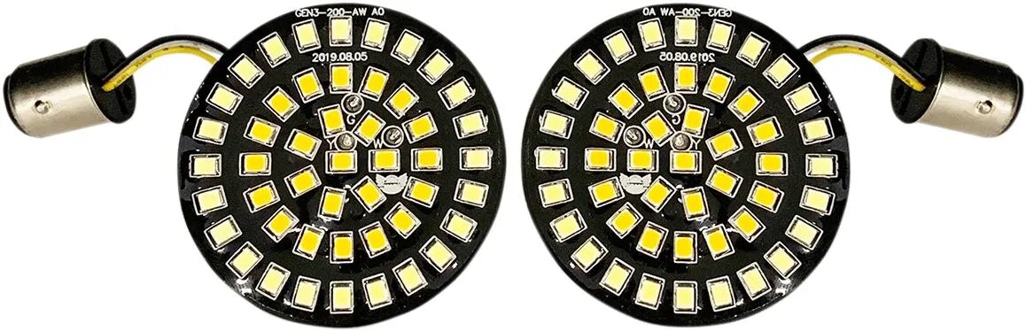 Drag Specialties Front Dual Ring Turn Signal Inserts Blinkers bild 2 PMMEDIA:3671415dc3d5f6d6