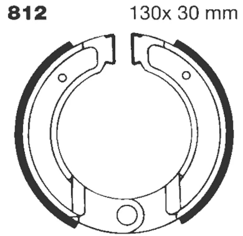 Ebc "G" Grooved Brake Bromsbackar bild 2 PMMEDIA:3c740bac202fb26b