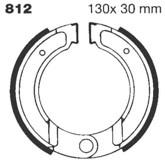 Ebc "G" Grooved Brake Bromsbackar bild 2 PMMEDIA:3c740bac202fb26b