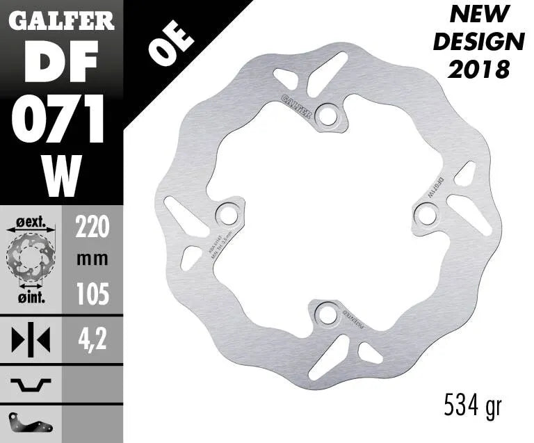 GALFER Wave® Bromsskiva Fast bild 2 PMMEDIA:3a0753c63eb5b9a0
