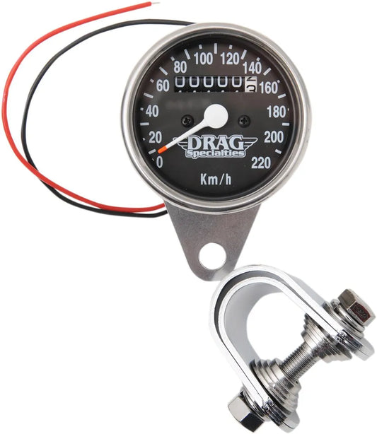 DRAG SPECIALTIES 2,4" Mini Mekanisk Speedometer bild 1 PMMEDIA:7540dc03c0ce5c09