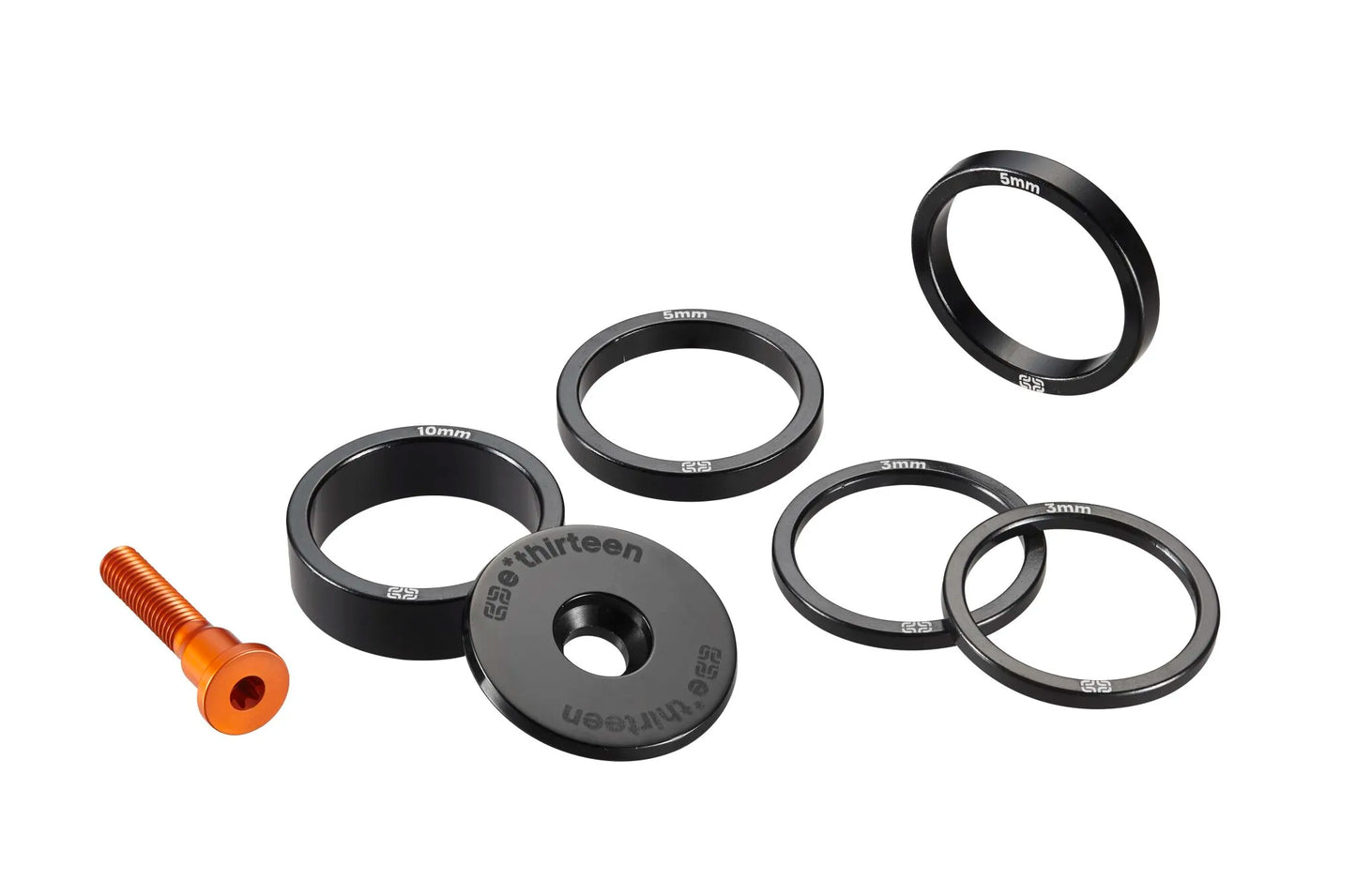 E*THIRTEEN Top Cap & Headset Spacer Kit Orange bild 2 PMMEDIA:2e0742afba8df6ff