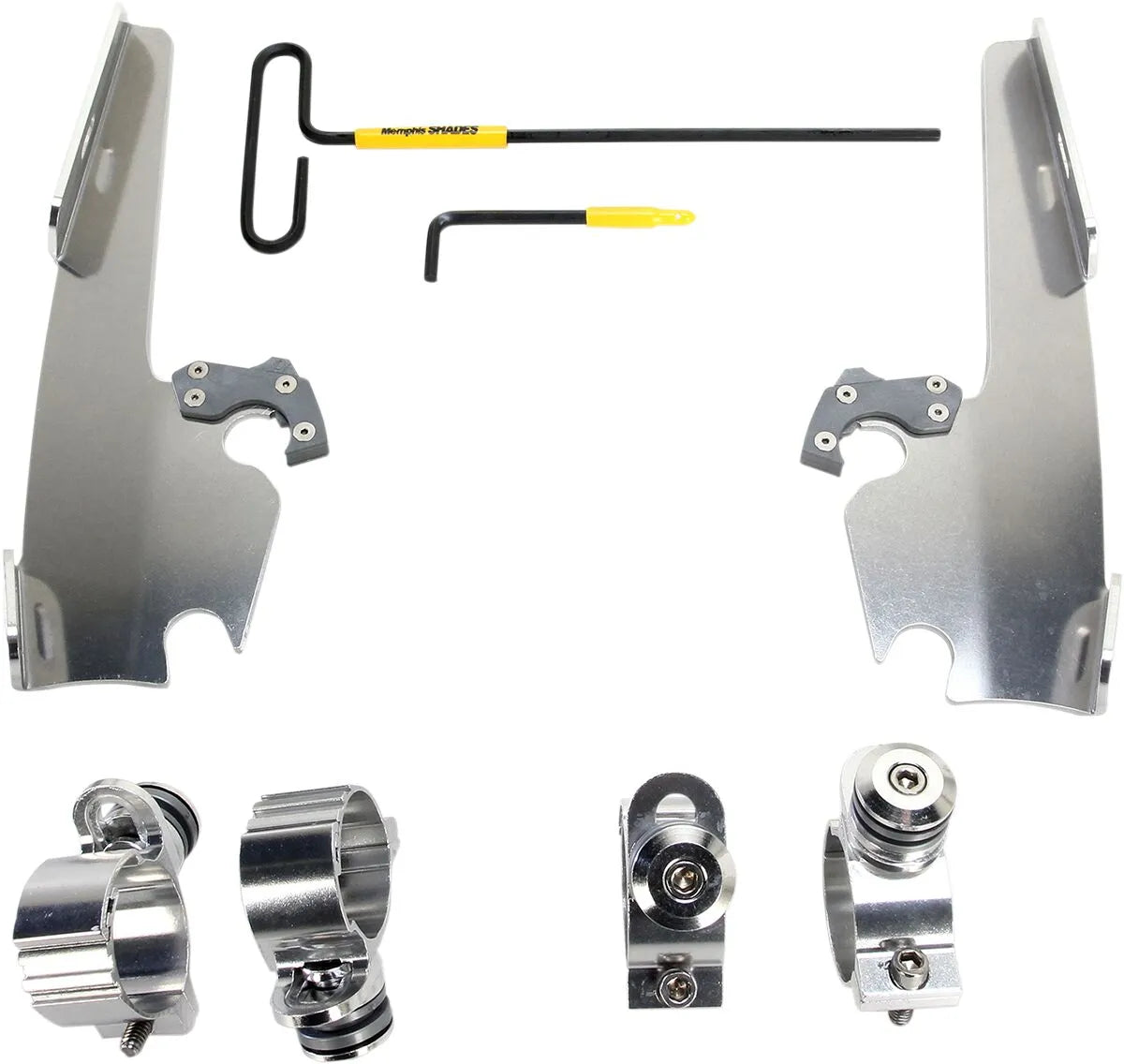 Memphis Shades Hd Fats/Slim Windshield Trigger-Lock Complete Mount Kit Fästdelar & kit för vindrutor bild 3 PMMEDIA:24d7cd6d3f9c6e47