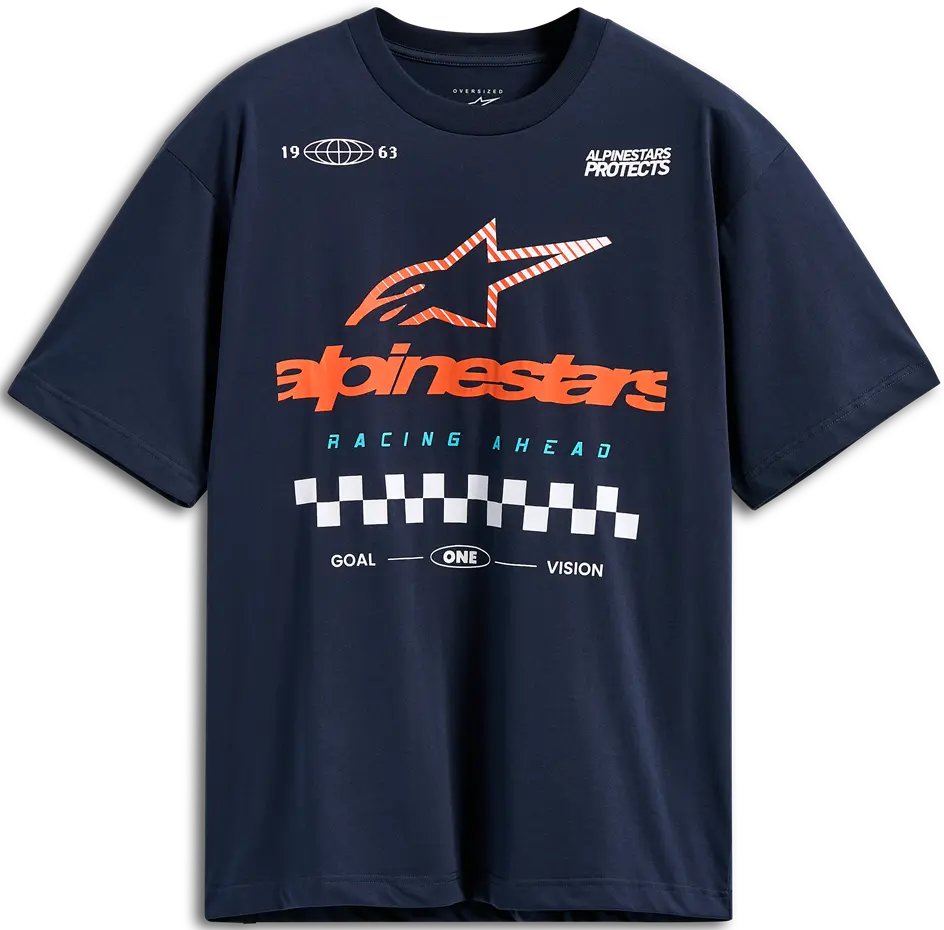 ALPINESTARS (CASUALS) Aplomb CSF Oversized T-shirt Navy L bild 1 PMMEDIA:bdbbfabdbecd4934