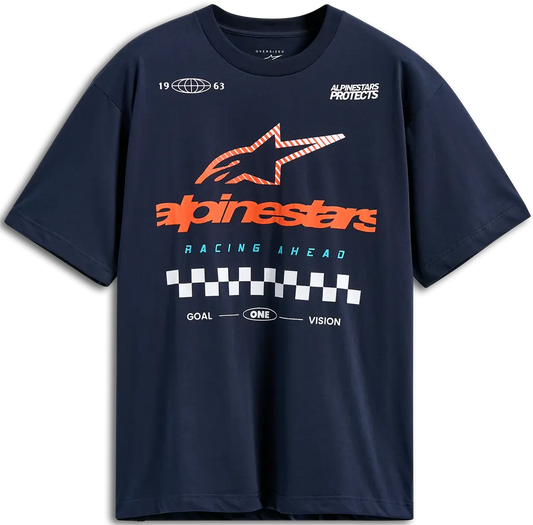 ALPINESTARS (CASUALS) Aplomb CSF Oversized T-shirt Navy L bild 1 PMMEDIA:bdbbfabdbecd4934