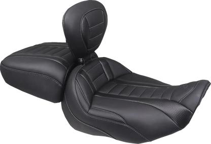 Mustang Deluxe Touring Solo Seat Sadlar Harley Touring bild 11 PMMEDIA:a25d96ebdd14baca
