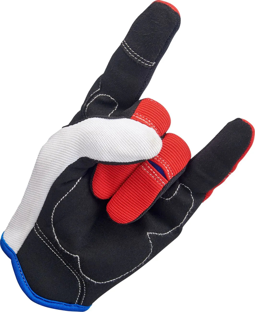 Biltwell Moto Handskar RD/WH/BL Medium bild 2 PMMEDIA:899927338e72438b