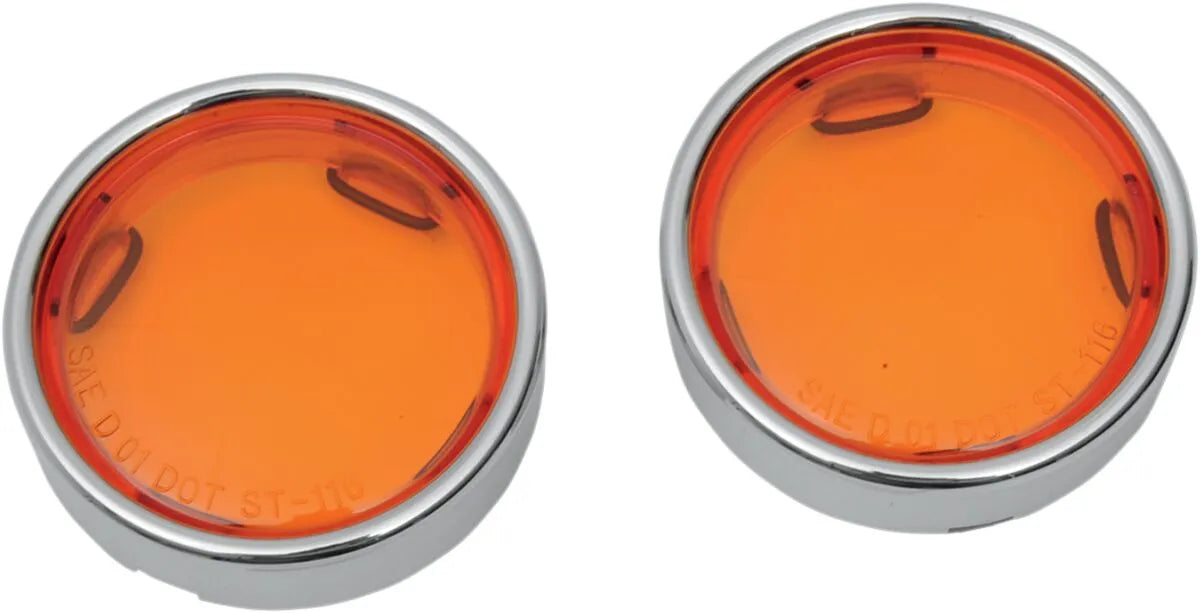 Drag Specialties Deuce Style Deep-Dish Bezels Blinkers bild 1 PMMEDIA:03ab62aee29698eb