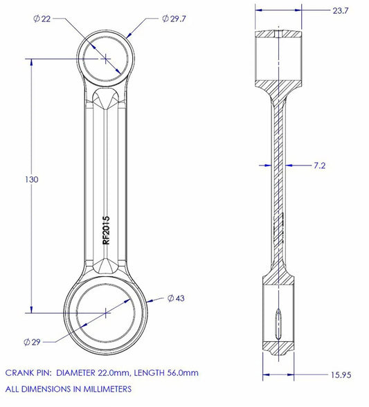 VINTCO Connecting Rod Kit KR2015 bild 2 PMMEDIA:c3af69707d754b01