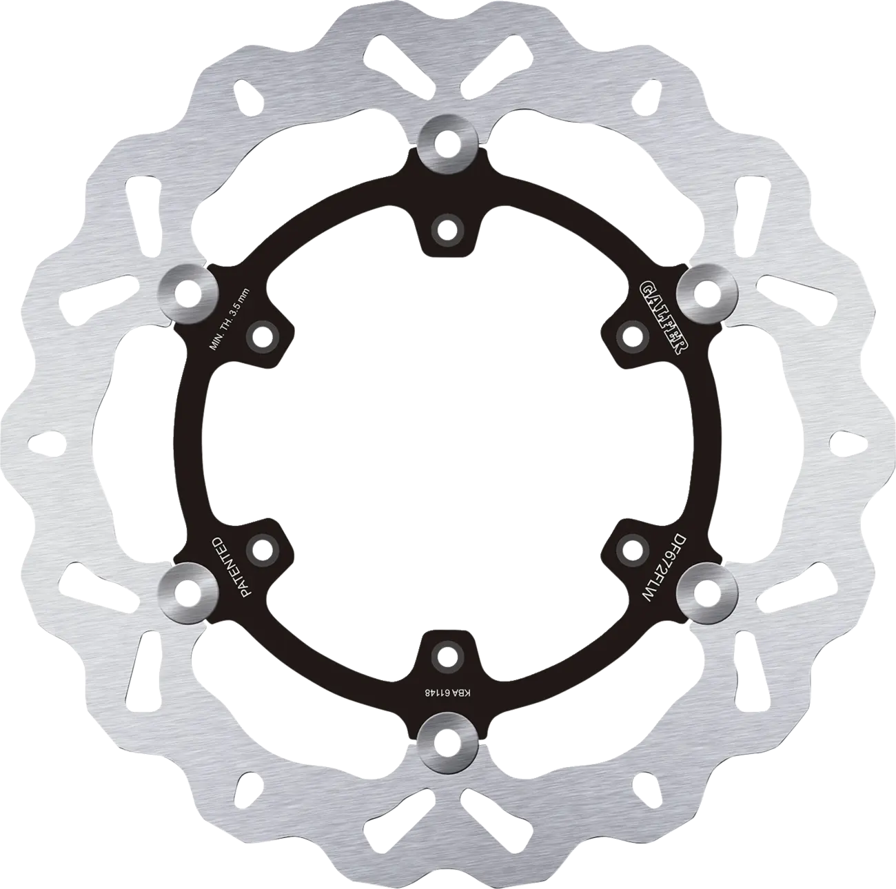 GALFER Brake Rotor Flytande Vågformad Fram bild 1 PMMEDIA:49d51563766d56af