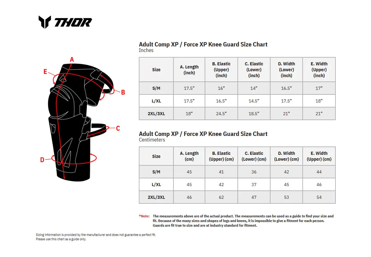 Thor Comp XP Knee Guards Knäskydd bild 5 PMMEDIA:7c56d5b81c6a46e5