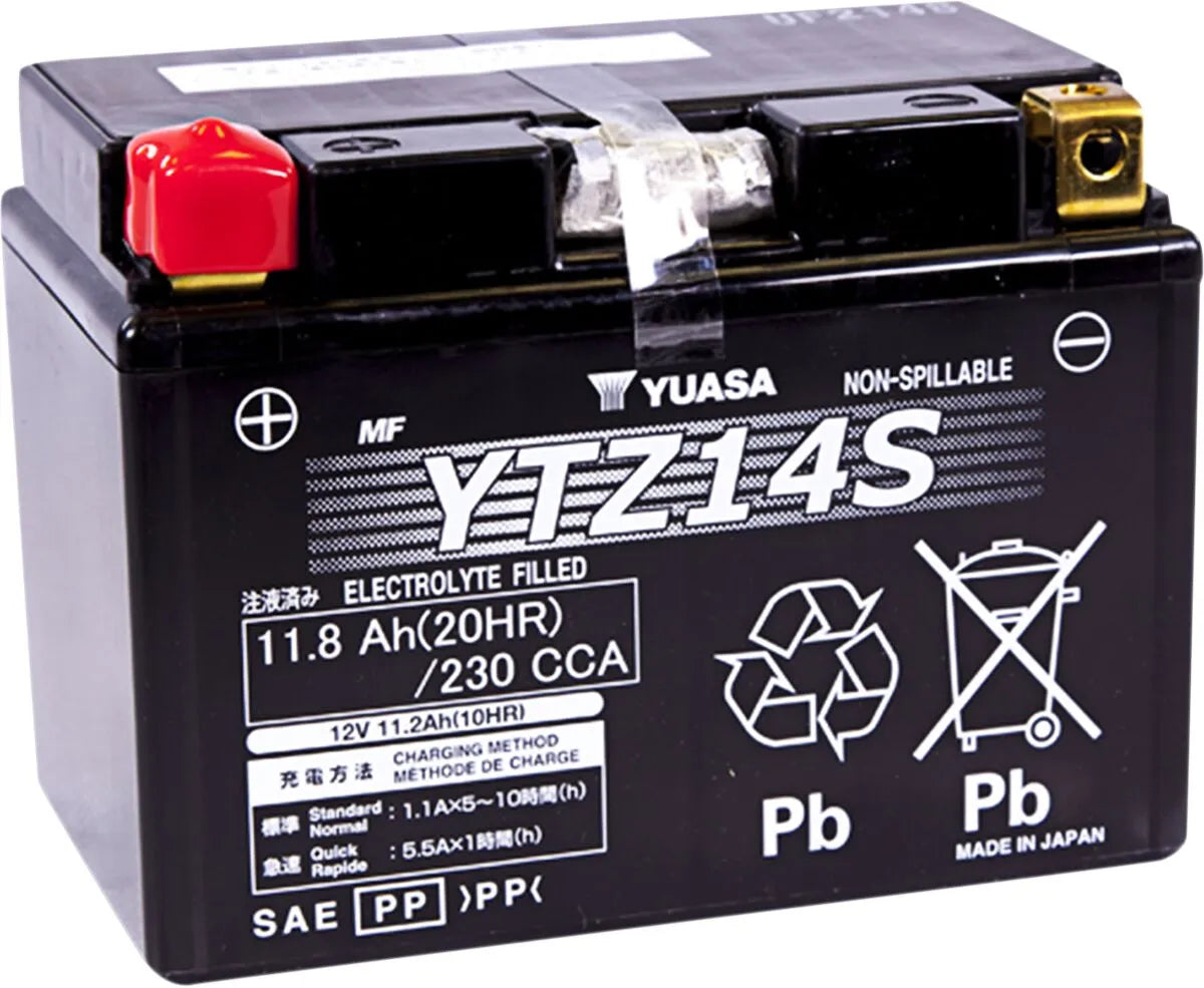 Yuasa High Performance AGM Maintenance-Free Battery Batterier bild 1 PMMEDIA:3282f189e7e4472a