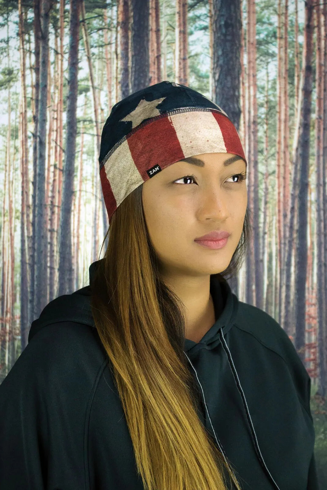 ZAN HEADGEAR SportFlex® Beanie Patriotic Mjuk Mössa bild 3 PMMEDIA:4ba359ad7ce919a8
