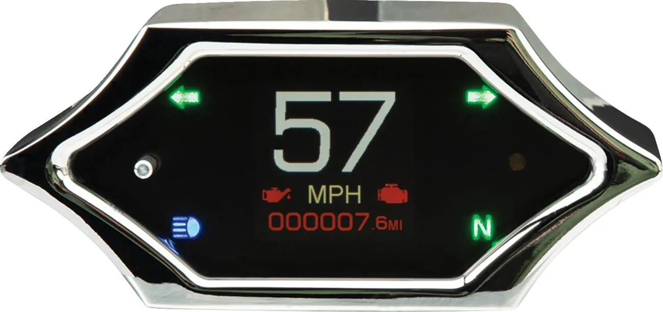 DAKOTA DIGITAL MLX-5000 Universal Speedometer med Signals bild 2 PMMEDIA:d4a51388cab30df4