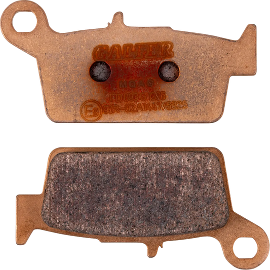 GALFER MX Pro Sinterade Bromsbelägg Off-Road Bak bild 1 PMMEDIA:aeece9339104a561