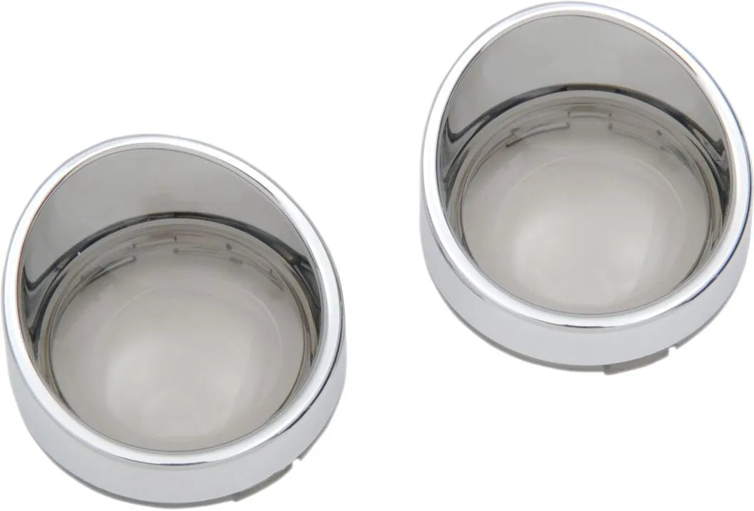Drag Specialties Visor-Style Bezel and Lens for Deuce-Style Turn Signals Blinkers bild 2 PMMEDIA:1714ea25b92aca32