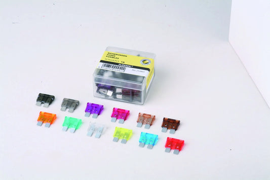 FLOSSER Standard säkringar 1A 50-pack bild 1 PMMEDIA:58fd0dcebac9f30d