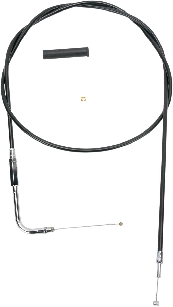 Drag Specialties Black Vinyl Cable Gasvajrar bild 2 PMMEDIA:f50c2bf834ce33db