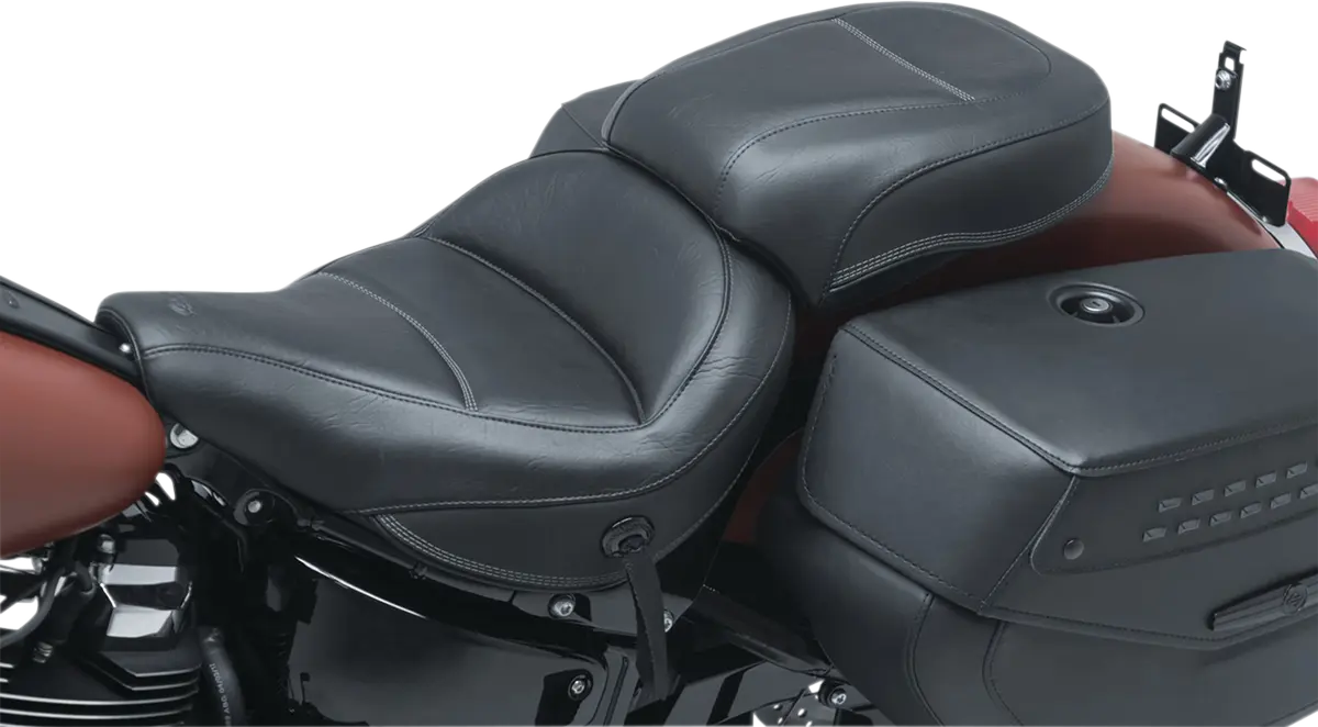 Mustang Max Profile Passenger Touring Seat Sadlar Harley Softail bild 2 PMMEDIA:89bb8d0d0acbcf27