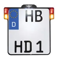 HEINZ BIKES Nummerplåthållare 3-i-1 med LED bild 1 PMMEDIA:d0cfdb986f622838