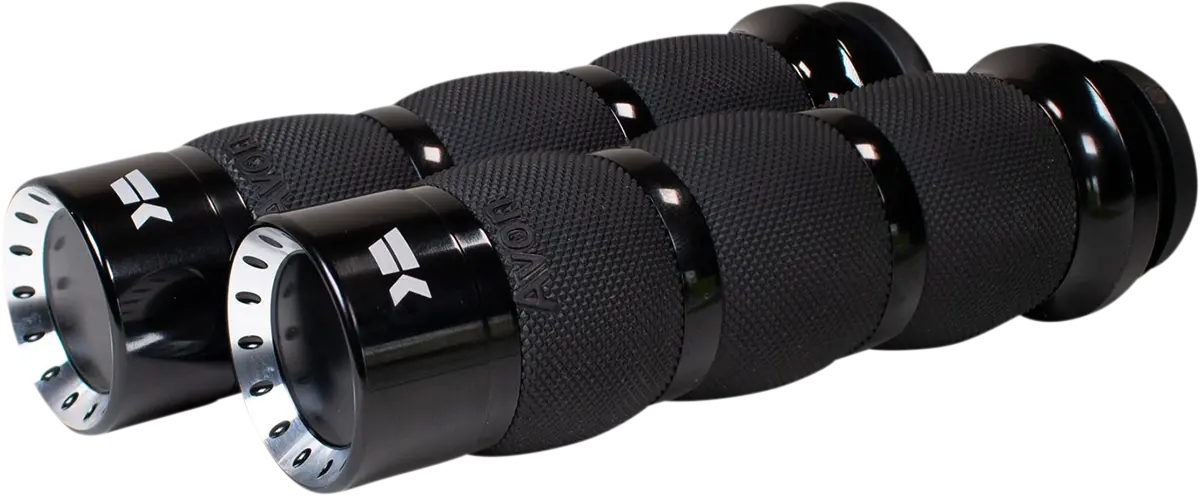 KHROME WERKS Turbine Grepp Air Cushion TBW Svart bild 1 PMMEDIA:d10c0709edf9b3fa