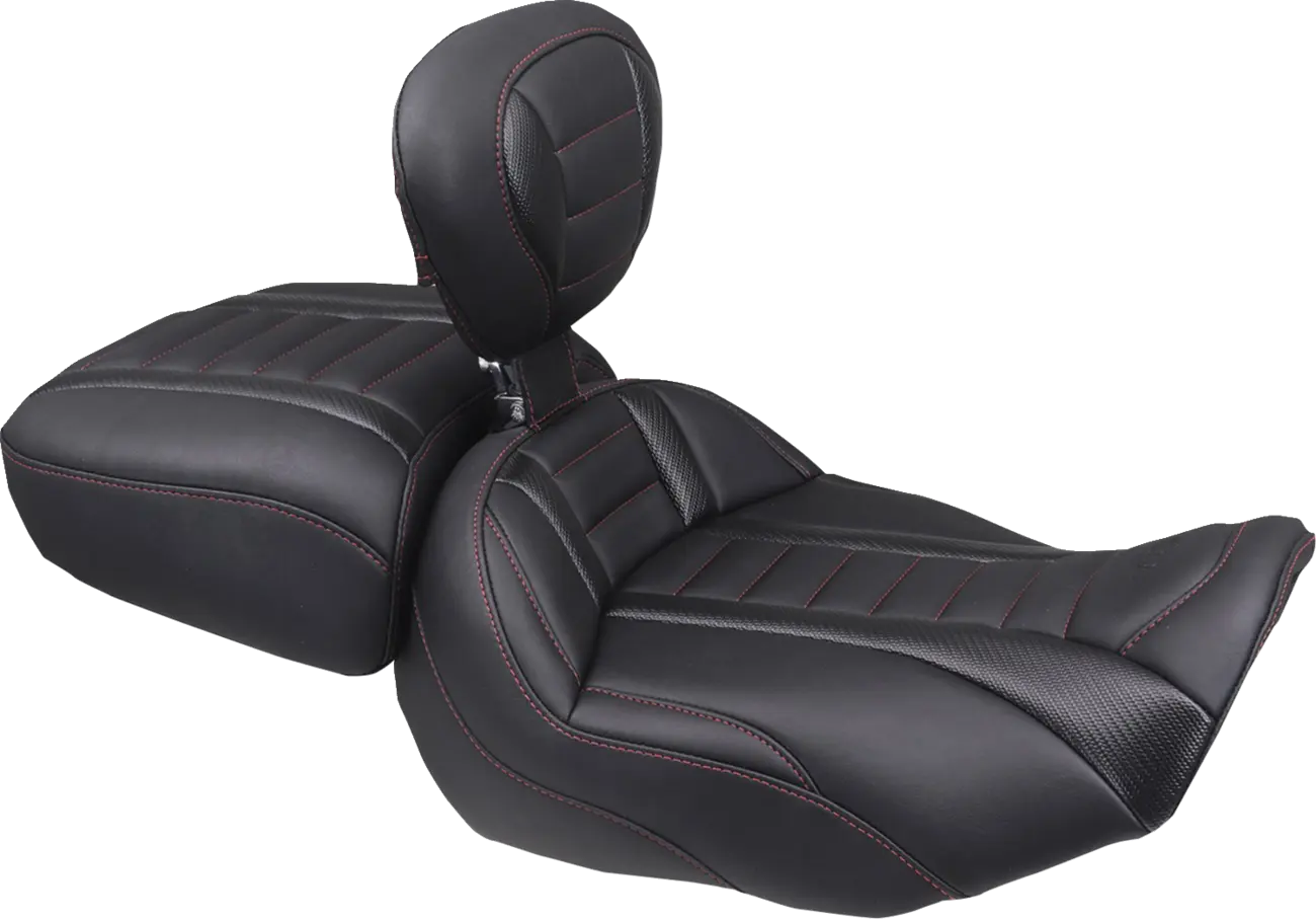 Mustang Deluxe Touring Solo Seat Sadlar Harley Touring bild 1 PMMEDIA:b1e72565bf372089