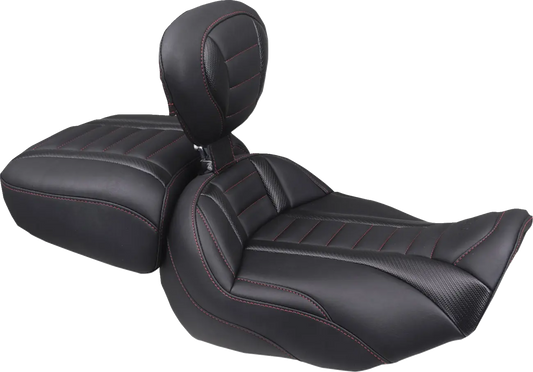 Mustang Deluxe Touring Solo Seat Sadlar Harley Touring bild 1 PMMEDIA:b1e72565bf372089
