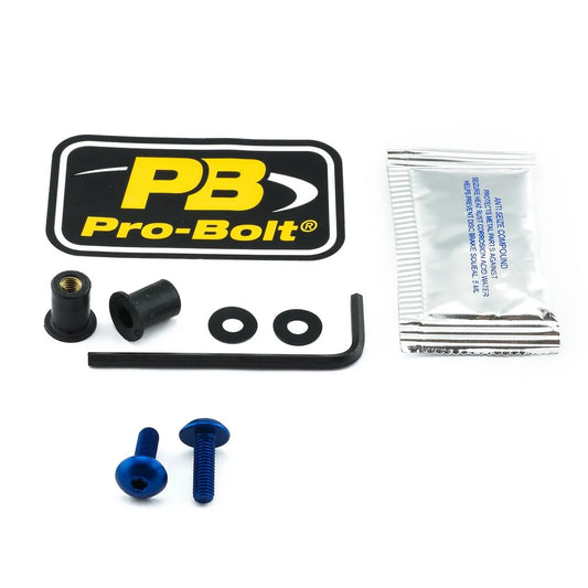 PRO BOLT Aluminium Screen Bolt Kit Blå bild 1 PMMEDIA:6bde6084ac25ffa9
