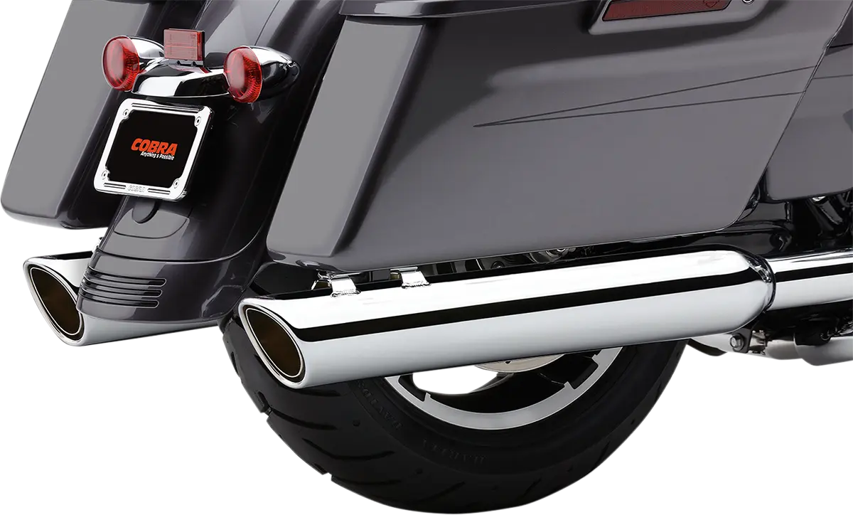 Cobra 909 Twin Slip-On Mufflers Ljuddämpare Harley bild 4 PMMEDIA:b6ed027e2b7d7d38