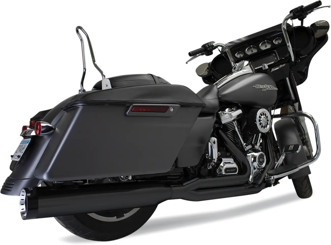 Khrome Werks 2-into-1 Outlaw Exhaust System Kompletta avgassystem Harley bild 1 PMMEDIA:bb2734aaa92faf26
