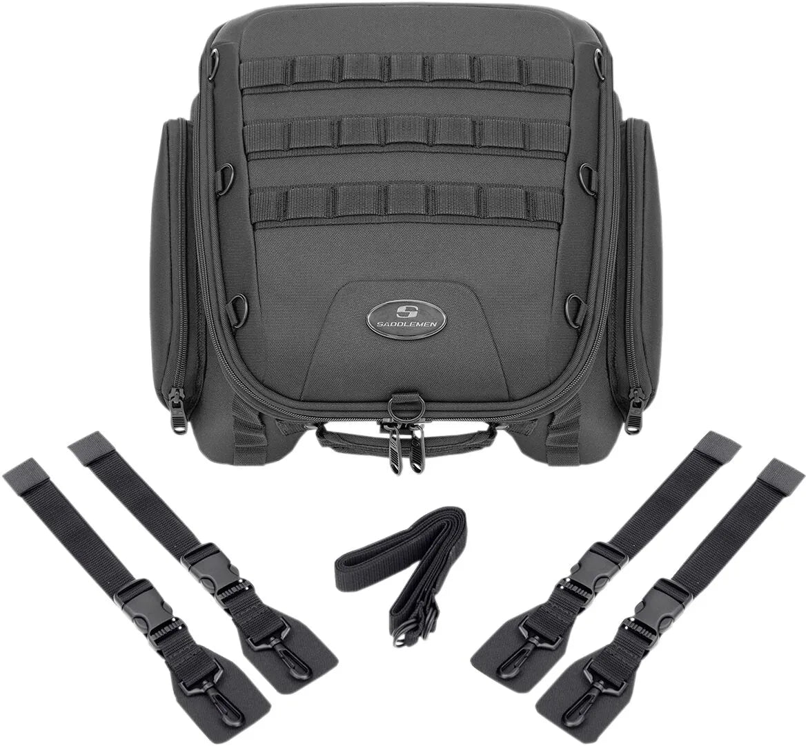 Saddlemen TS3200DE Tactical Seat Tunnel Bag Cruiser-, sport- & adventureväskor bild 5 PMMEDIA:63a6ce053458f506