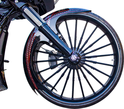 Paul Yaffe Bagger Nation Steel Talon Front Fender Harley bild 12 PMMEDIA:2e5d39adfc6a2074