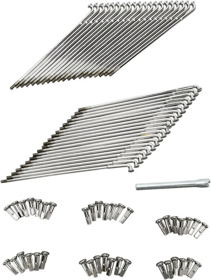 Drag Specialties Chrome and Stainless Steel Spoke Set Ekrar & nipplar bild 2 PMMEDIA:9052fbaae170e374
