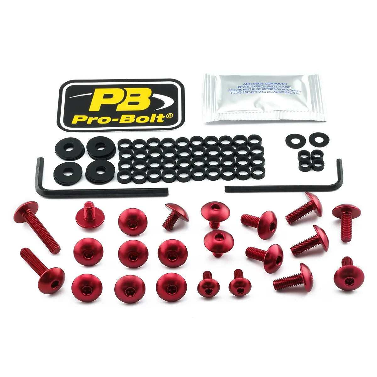 PRO BOLT Aluminium Fairing Bolt Kit för Kawasaki bild 1 PMMEDIA:121df83bd97a82ab