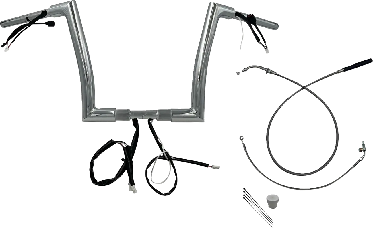 Fat Baggers Inc 1-1/4" EZ Install Pointed Top Handlebar Kit Styren bild 10 PMMEDIA:77210112563d56a0
