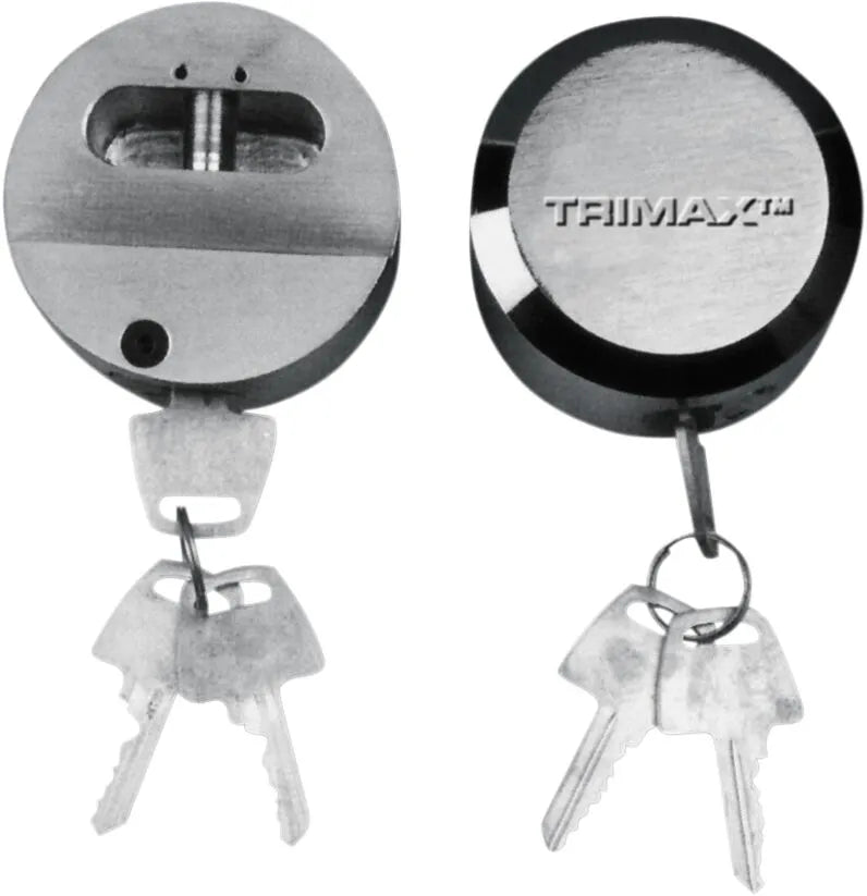 Trimax Stainless Steel Round Padlock Lås bild 1 PMMEDIA:91376d86b09992c4