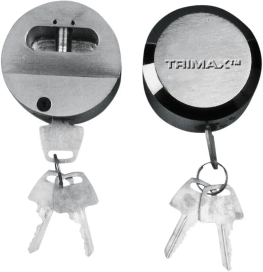 Trimax Stainless Steel Round Padlock Lås bild 1 PMMEDIA:91376d86b09992c4